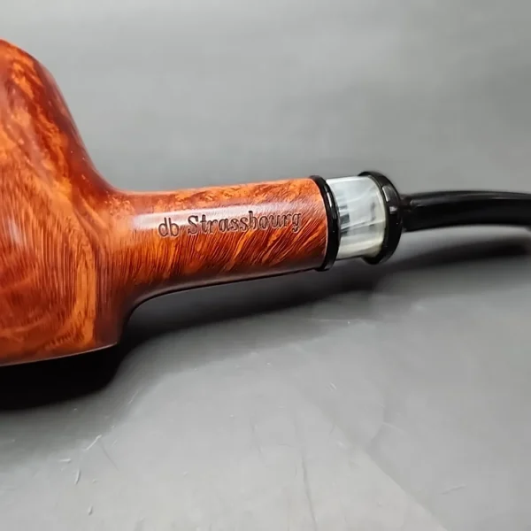Design Berlin Strassbourg Smooth Sitter Estate Briar Pipe Unsmoked, 9mm - Image 9