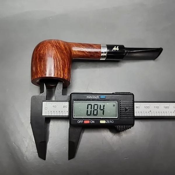 Gigi Fiamma Smooth Straight Pot Estate Briar Pipe, Unsmoked, 9mm - Image 9