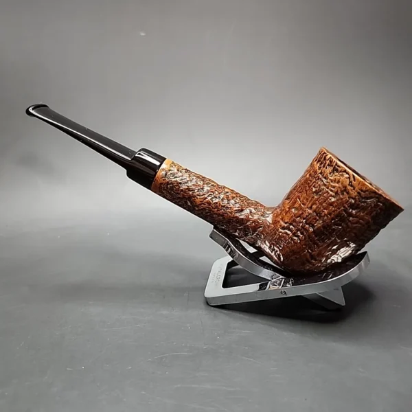 Reuben Era Charatan's Make Free Hand Relief Dublin Estate Briar Pipe, English Estates - Image 9