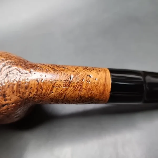 Charatans Make 4499DC Sandblasted Straight Billiard Estate Briar Pipe, English Estates - Image 9