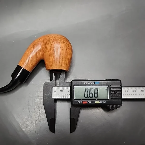 Michel Smooth Oom Paul Estate Briar Pipe, Unsmoked - Image 9