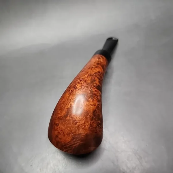 Andreas Bennwik Smooth Bent Horn Handmade Estate Briar Pipe, Unsmoked - Image 8