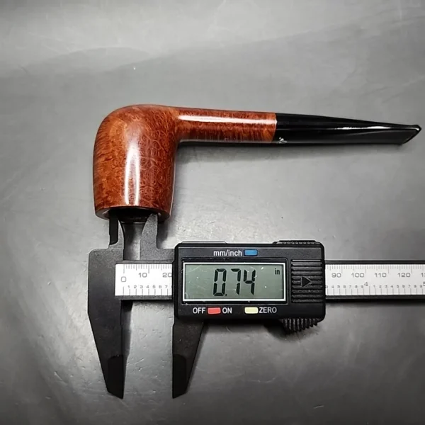 Gigi Infinity Smooth Straight Billiard Estate Briar Pipe, Unsmoked - Image 9