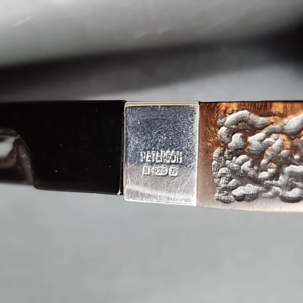 Peterson Kildare Partially Rusticated Bulldog Estate Briar Pipe, Irish Estates - Image 9