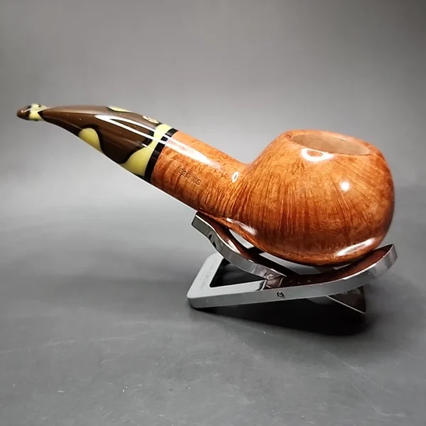 Savinelli Paloma 320 KS Smooth Bent Author Briar, 6mm, New - Image 9