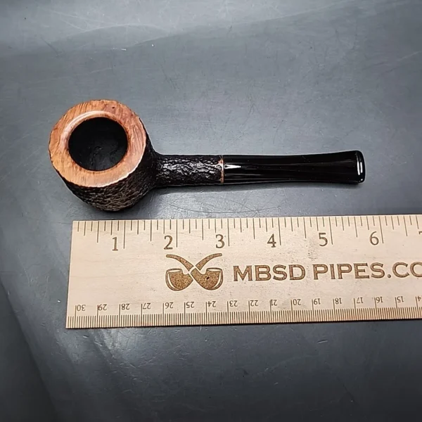 Savinelli Oscar Aged Briar 115 KS Rusticated Pot Estate Briar Pipe, Italian Estates - Image 10