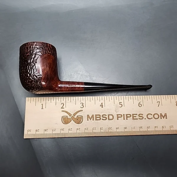 Medley by GBD Partially Rusticated Pot Estate Briar Pipe, Unsmoked - Image 10