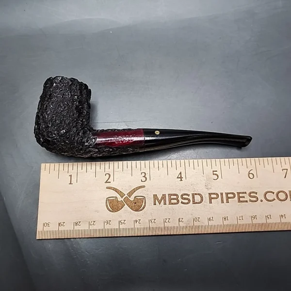 Darnell Old Briar Rusticated Bent Billiard Estate Briar Pipe, Unsmoked - Image 10