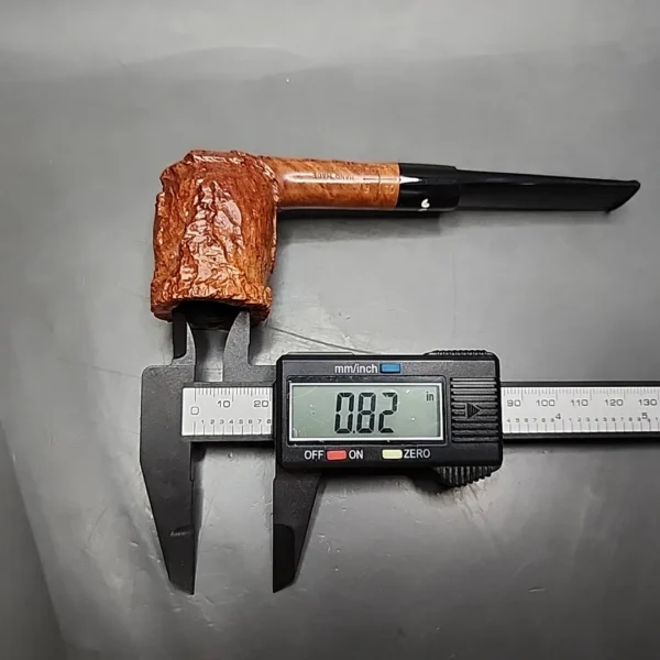 Caminetto New Dear Wax Drip Billiard Estate Briar Pipe, Italian Estates - Image 10