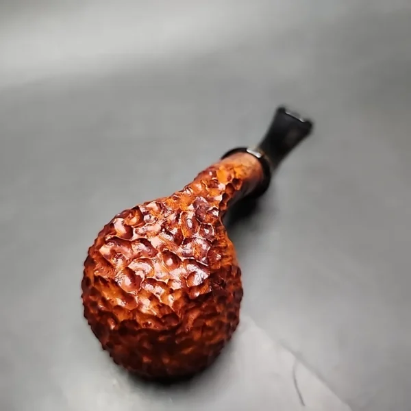 Neerup Classic Rusticated Strawberry Sitter Estate Briar Pipe, Unsmoked - Image 10