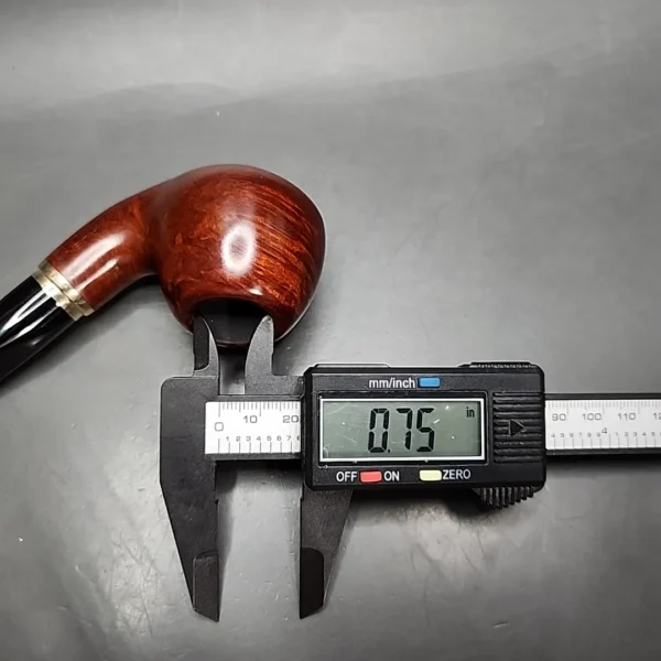 Vauen 3215 Smooth Bent Apple Estate Briar Pipe, Unsmoked, 9mm - Image 10