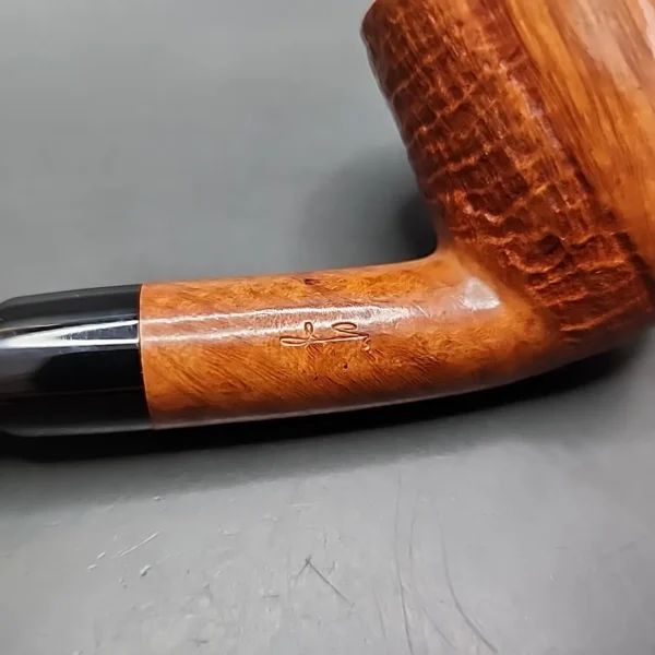 Savinelli Autograph Partially Sandblasted Dublin Estate Briar Pipe Unsmoked, 9mm - Image 10