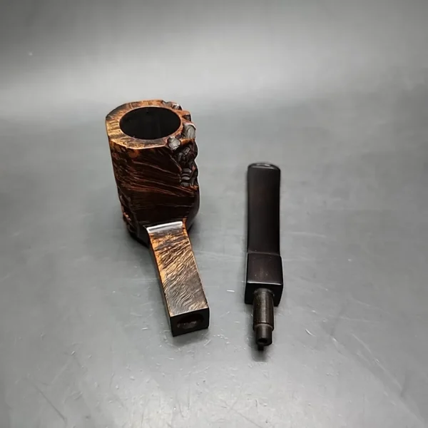 GBD Prodigy Handhewn 1 Panel Estate Briar Pipe, English Estates - Image 10