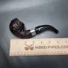 Peterson Pipe of the Year 2024 155/1100 Rusticated Rhodesian Briar Pipe, New - Image 10
