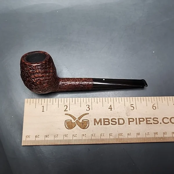 1956 Dunhill Shell K 4S Sandblasted Apple Estate Briar Pipe, English Estates - Image 10