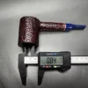 Savinelli Unica U36 Rusticated Poker Briar Pipe, Unsmoked, 6mm - Image 10