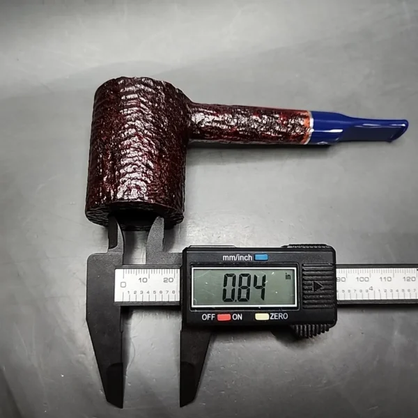 Savinelli Unica U36 Rusticated Poker Briar Pipe, 6mm, New - Image 10