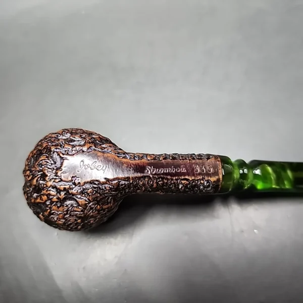 Jobey Stromboli 335 Rusticated Apple Estate Briar Pipe, American Estates - Image 10