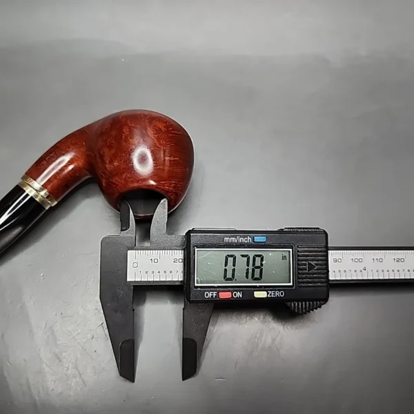 Vauen 3215 Smooth Bent Apple Estate Briar Pipe, Unsmoked, 9mm - Image 10