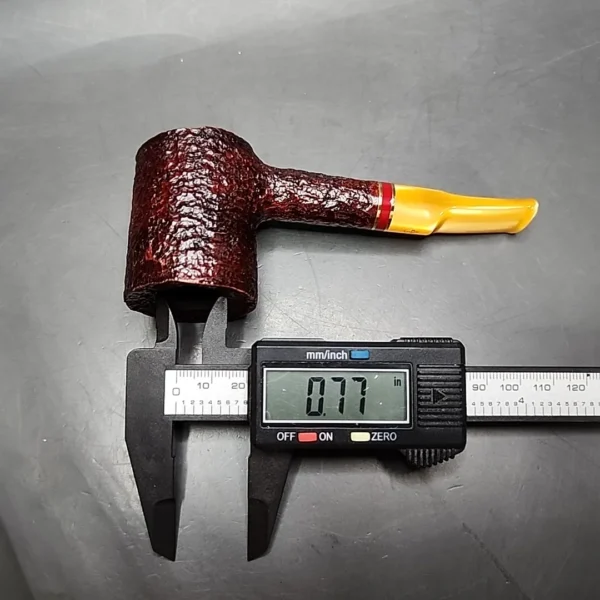 Savinelli 2024 Saint Nicholas 311 KS Rusticated Poker Briar Pipe, 6mm, New - Image 10