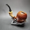 Doctor's Pipes Flash Grade Sandblasted Acorn Handmade Briar Pipe, New - Image 10