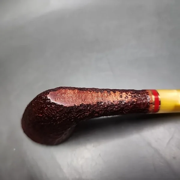Savinelli 2024 Saint Nicholas 904 KS Rusticated Dublin Briar Pipe, 6mm, New - Image 10