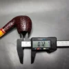 Savinelli 2024 Saint Nicholas 602 KS Rusticated Bent Billiard Briar Pipe, 6mm, New - Image 10