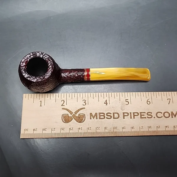 Savinelli 2024 Saint Nicholas 315 KS Rusticated Prince Briar Pipe, 6mm, New - Image 10
