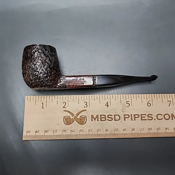 Astleys Rusticated Square Shank Billiard Estate Briar Pipe, English Estates - Image 10