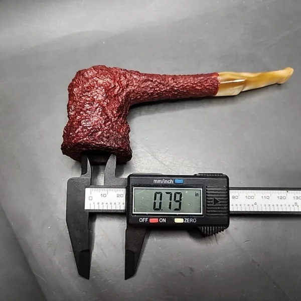 Savinelli Estella Rusticated Freehand Zulu Estate Briar Pipe, Unsmoked - Image 10
