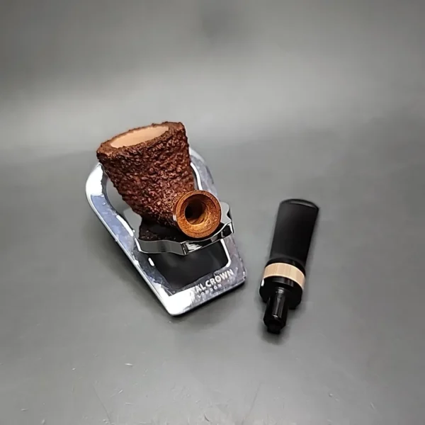 Preston Rogers Rusticated Nosewarmer Pot Handmade Briar Pipe, New - Image 10