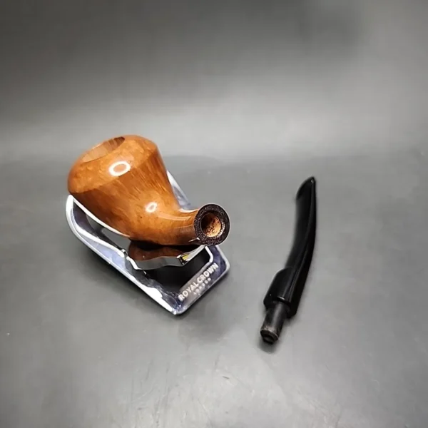 Davidoff Smooth Bent Rhodesian Estate Briar Pipe, Unsmoked - Image 10