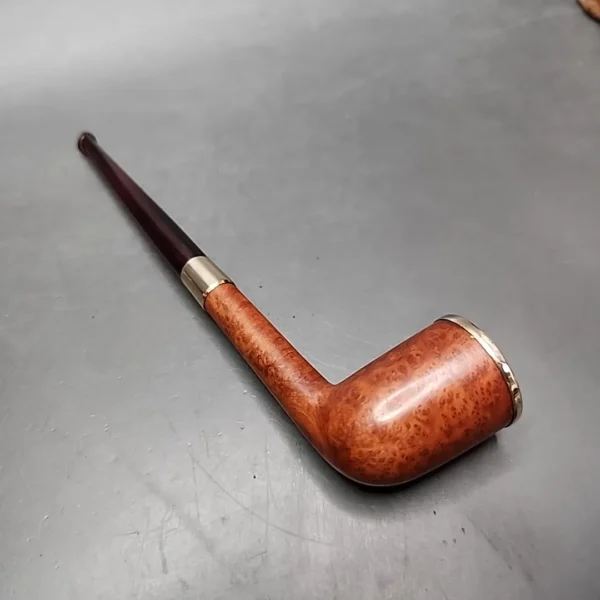 Pre-Kaywoodie KBB Blue Line Bakelite Gold Mounted Dublin Estate Briar Pipe, Unsmoked - Image 10