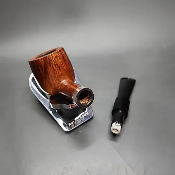 Gigi Fiamma Smooth Straight Pot Estate Briar Pipe, Unsmoked, 9mm - Image 10