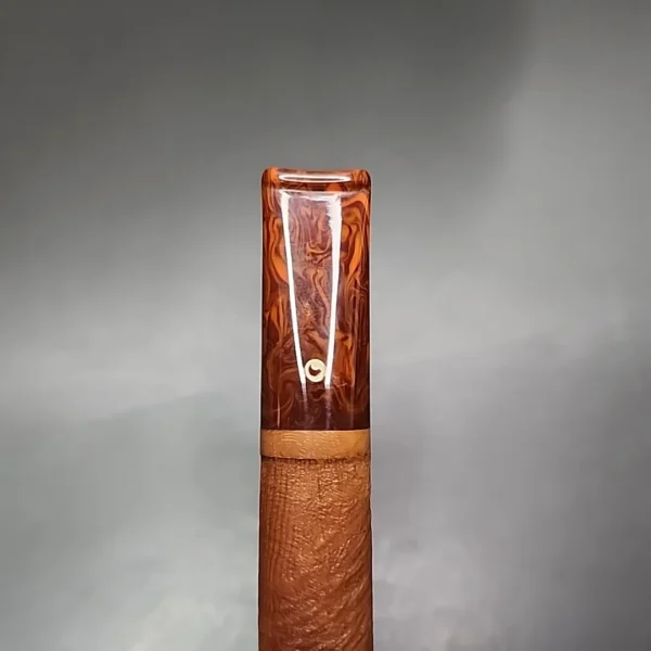 JT Cooke 2002 Magnum Sandblasted Stack Estate Briar Pipe, Unsmoked - Image 10