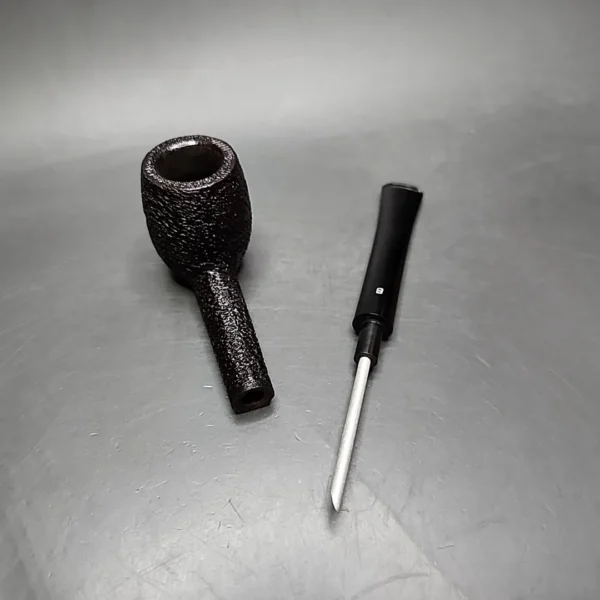 Sashar by Sasieni Rusticated Apple Estate Briar Pipe, Unsmoked - Image 10