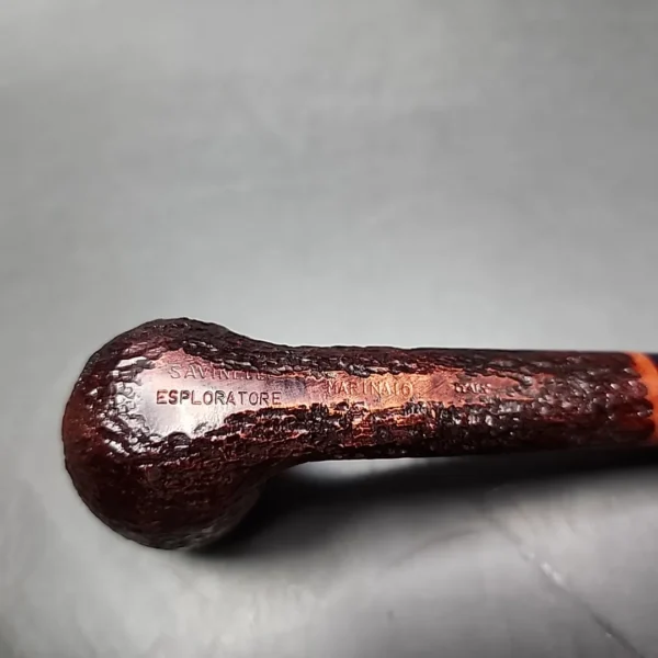 Savinelli Esploratore 801 Marinaio Rusticated Canadian Briar Pipe, New - Image 10