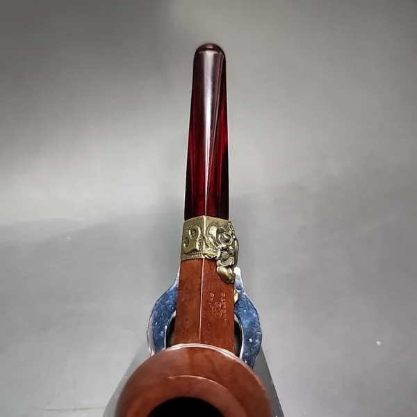 Pre-Kaywoodie KBB Blue Line Bakelite Straight Bulldog Estate Briar Pipe, Unsmoked - Image 10