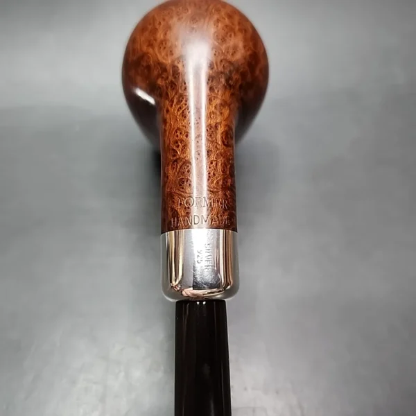 Hans Former Nielsen Extra Large Army Billiard Estate Briar Pipe, 9mm, Danish Estates - Image 9