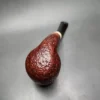 Jess Chonowitsch Sandblasted Bent Brandy Estate Briar Pipe, Danish Estates - Image 9