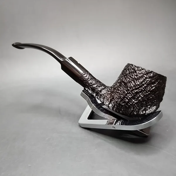 2002 Dunhill Collector HT Shell Briar Bent Pot Estate Briar Pipe, English Estates - Image 10