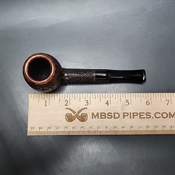 Old England 52S by Sasieni Rusticated Apple Estate Briar Pipe, English Estates - Image 10