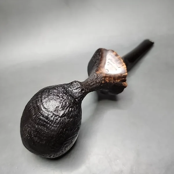 Preben Holm Hand Cut Sandblasted Freehand Estate Briar Pipe, Danish Estates - Image 10