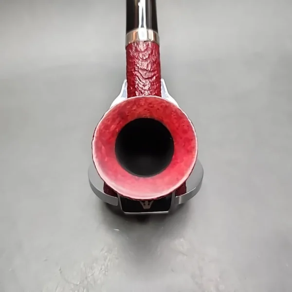 2008 Dunhill Ruby Bark 5103 Sandblasted Billiard Estate Briar Pipe, English Estates - Image 10