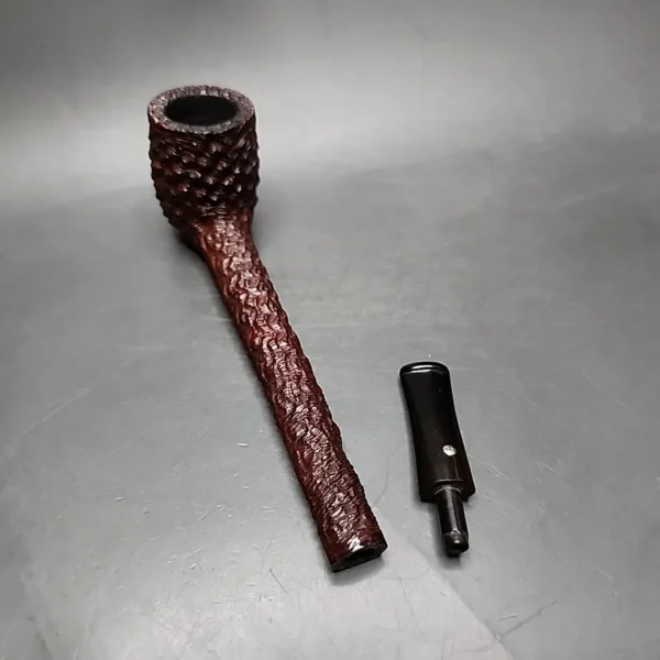 Brebbia Iceberg 800 Rusticated Canadian Estate Briar Pipe, Italian Estates - Image 11