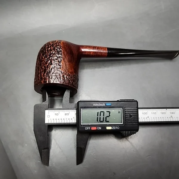 Medley by GBD Partially Rusticated Pot Estate Briar Pipe, Unsmoked - Image 11