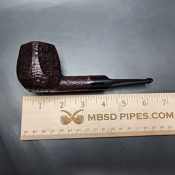 1988 Ashton Pebble Grain XXX Panel Billiard Estate Briar Pipe, English Estates - Image 11