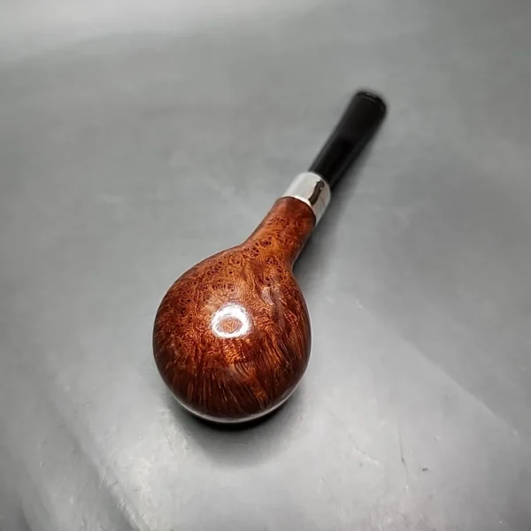 Pre-2003 Peterson Silver Mounted Army 407 Smooth Prince Estate Briar Pipe, Irish Estates - Image 11