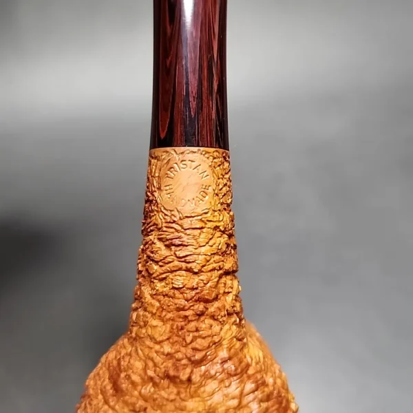 Pipe Tristan Rusticated Shape 55 Handmade Briar Pipe, New - Image 11