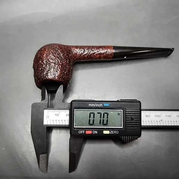 1956 Dunhill Shell K 4S Sandblasted Apple Estate Briar Pipe, English Estates - Image 11